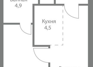 Двухкомнатная квартира на продажу, 39.5 м2, Москва, станция Немчиновка