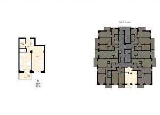 Продается 1-ком. квартира, 41.2 м2, Красноярск