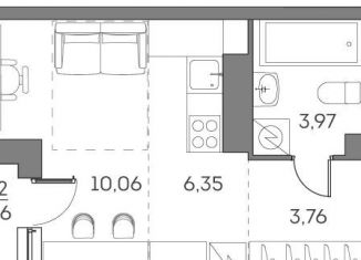 Квартира на продажу студия, 25 м2, Москва, Рязанский проспект, 2с27, метро Стахановская