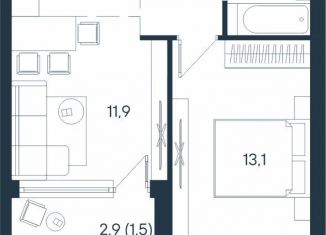 Продажа 2-ком. квартиры, 39.9 м2, Пермь, Индустриальный район