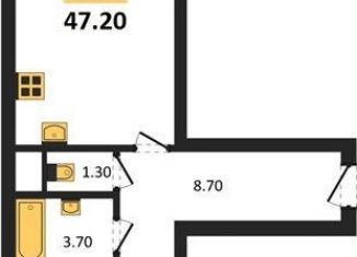 Продается 1-ком. квартира, 47.2 м2, Новосибирская область, Каспийская улица, с5