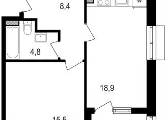 Продается 1-комнатная квартира, 49.6 м2, Москва, Михалковская улица, 48к1, Головинский район