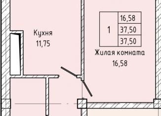 Продаю однокомнатную квартиру, 37.5 м2, Кабардино-Балкариия, улица Атажукина, 10