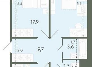 Продаю 3-комнатную квартиру, 80 м2, Новосибирск, метро Площадь Маркса, Спортивная улица, 37