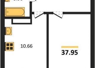 Продается 1-ком. квартира, 38 м2, Новосибирская область