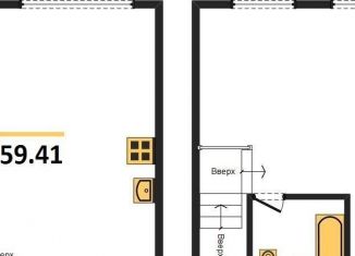 Продам 2-ком. квартиру, 59.4 м2, Новосибирская область, микрорайон Берёзки-3, 8