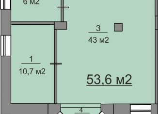 Продам помещение свободного назначения, 53.6 м2, Челябинск, Новороссийская улица, 23, Ленинский район