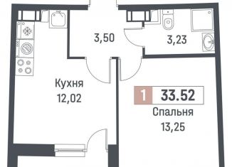 Продаю 1-ком. квартиру, 32 м2, Мурино