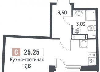 Продается квартира студия, 23.7 м2, Мурино