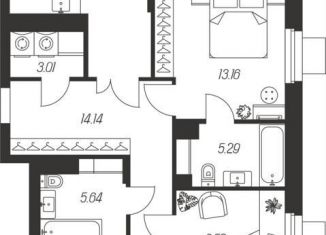 Продажа трехкомнатной квартиры, 101.9 м2, Тульская область, улица Смидович, 18Б