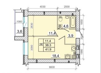 Продажа 1-комнатной квартиры, 41.9 м2, Ивановская область