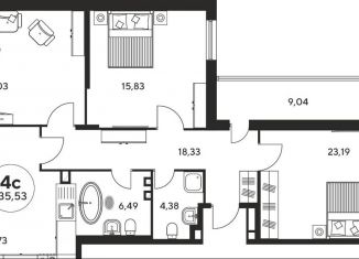 Продажа трехкомнатной квартиры, 135 м2, Ростов-на-Дону, Пушкинская улица, 97