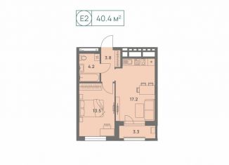 Продаю 2-ком. квартиру, 40.4 м2, Пермь, Трамвайная улица, 27, Дзержинский район