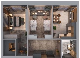 2-комнатная квартира на продажу, 58.2 м2, Казань