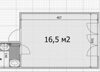 Продам квартиру студию, 16.5 м2, Москва, улица Академика Виноградова, 8