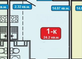 Квартира на продажу студия, 24.3 м2, Миасс, улица Богдана Хмельницкого, 54