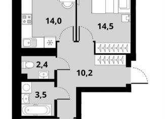 Продается 2-комнатная квартира, 66.9 м2, Новосибирск, Тайгинская улица, с4