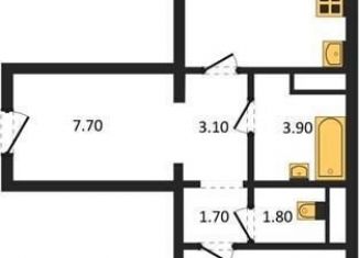 Продаю однокомнатную квартиру, 49.5 м2, Воронеж, Центральный район, улица Загоровского, 9/1