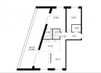 Продам трехкомнатную квартиру, 119.2 м2, Москва, жилой комплекс Форивер, 9