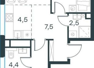 Продам 2-ком. квартиру, 63.4 м2, Москва, САО, жилой комплекс Левел Селигерская, к1