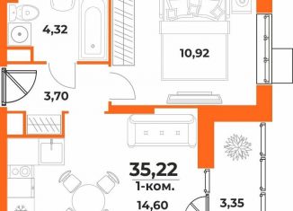 Продажа 1-ком. квартиры, 35.2 м2, Хабаровский край