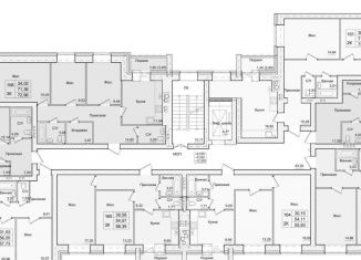 Продажа 2-ком. квартиры, 55.9 м2, Калуга, 3-й Академический проезд, 10