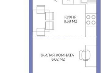 Продам квартиру студию, 33 м2, Пенза