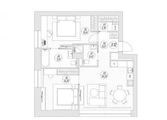 Продам 2-комнатную квартиру, 74.2 м2, Москва, САО, улица Верхняя Масловка, 20с1