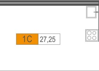 Продаю квартиру студию, 27.3 м2, Свердловская область, улица Академика Бардина, 21