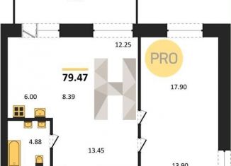 Продажа 2-ком. квартиры, 79.5 м2, Новосибирская область, автодорога № 11