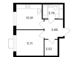 Продажа 1-ком. квартиры, 35.8 м2, Одинцово, жилой комплекс Одинград квартал Семейный, 5