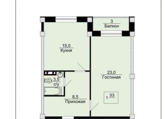 Продается 1-комнатная квартира, 50 м2, Дагестан, проспект Насрутдинова, 256