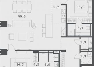 Продаю 2-комнатную квартиру, 116.7 м2, Москва, Садовая-Сухаревская улица, 14с1