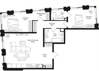 Продажа 2-ком. квартиры, 82.6 м2, Москва, СЗАО, улица Маршала Бирюзова, 1к1