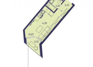 Продажа 1-ком. квартиры, 25 м2, посёлок городского типа Ливадия