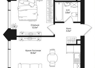 Продажа 1-ком. квартиры, 38 м2, Москва, СЗАО, улица Маршала Бирюзова, 1к1