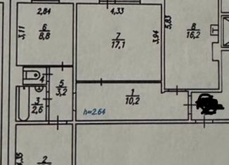 Продам 3-комнатную квартиру, 71.4 м2, Красноярский край, улица Академика Киренского, 67