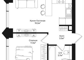 Продаю однокомнатную квартиру, 37.7 м2, Москва, улица Маршала Бирюзова, 1к1, СЗАО