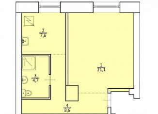 Продается 1-ком. квартира, 42 м2, Люберцы, Хлебозаводской тупик, 9