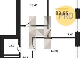 Продаю 3-комнатную квартиру, 83.8 м2, Воронеж, улица 9 Января, 68Л