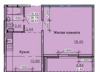 Продам 2-ком. квартиру, 38.3 м2, Алтайский край