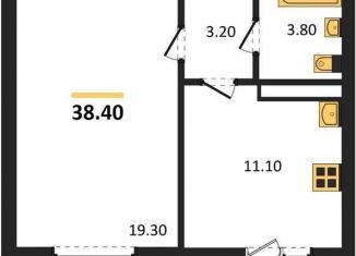 Продаю 1-комнатную квартиру, 38.4 м2, село Ямное, улица Генерала Черткова, 2