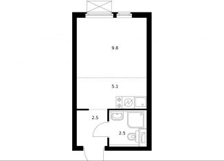 Продаю квартиру студию, 19.9 м2, Московская область