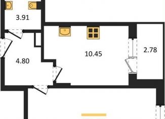 Продается 1-комнатная квартира, 38.4 м2, Воронеж, Советский район