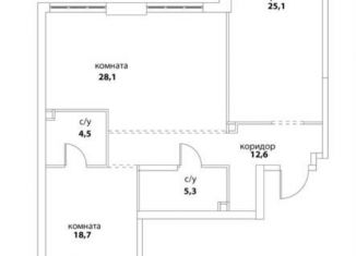 Продается 3-комнатная квартира, 94.3 м2, Москва, улица Лобачевского, 114с1