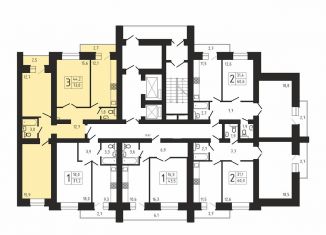 Продаю трехкомнатную квартиру, 73.8 м2, Саратов, улица имени Ю.И. Менякина, 6, Волжский район