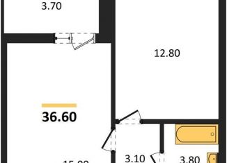 1-комнатная квартира на продажу, 36.6 м2, Воронеж, Коминтерновский район