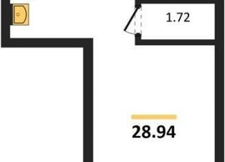 Продам квартиру студию, 28.9 м2, Воронеж, Электросигнальная улица, 9Ак2, Коминтерновский район