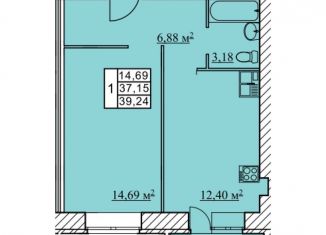 Продаю 1-ком. квартиру, 39.2 м2, посёлок Красный Бор