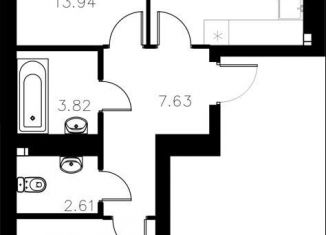 Продажа двухкомнатной квартиры, 56.8 м2, Татарстан